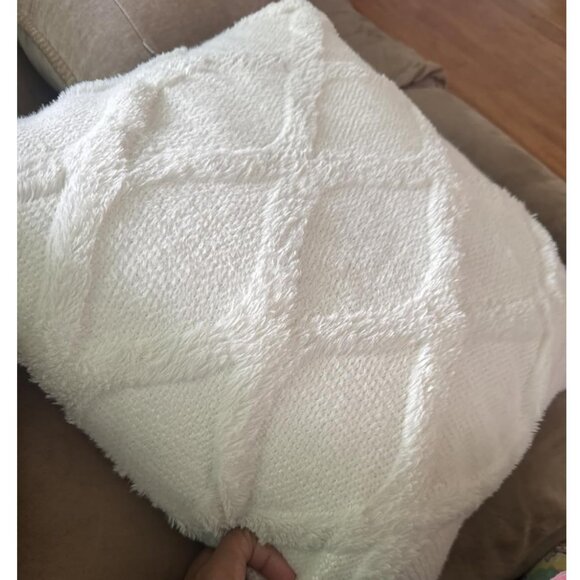 Decorative Pillow Covers 2pc Soft Accent Couch Boho Farmhouse Cottage Decor 18" - Picture 8 of 12